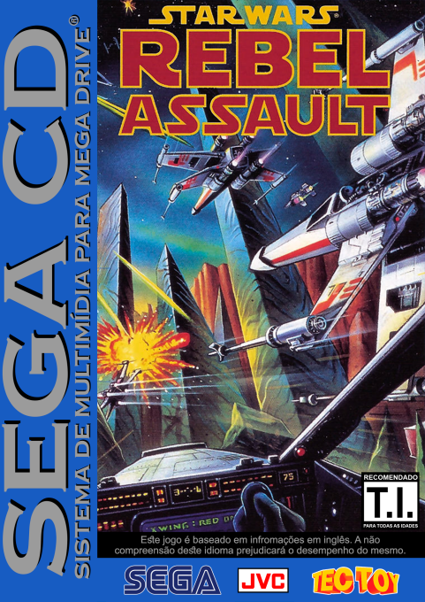 Star Wars - Rebel Assault (Japan) Sega CD Game Cover